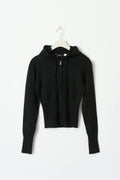 Knitted lounge jacket - Noir
