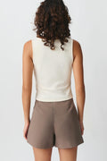 Mini wrap skort - Noir