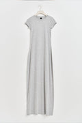 Maxi t-shirt dress - Grey melange