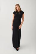 Maxi t-shirt dress - Grey melange