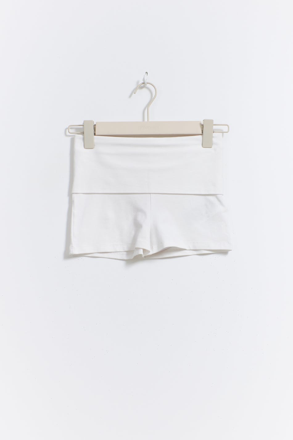 y low waist yoga shorts - Blanc