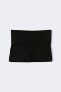 y low waist yoga shorts - Noir