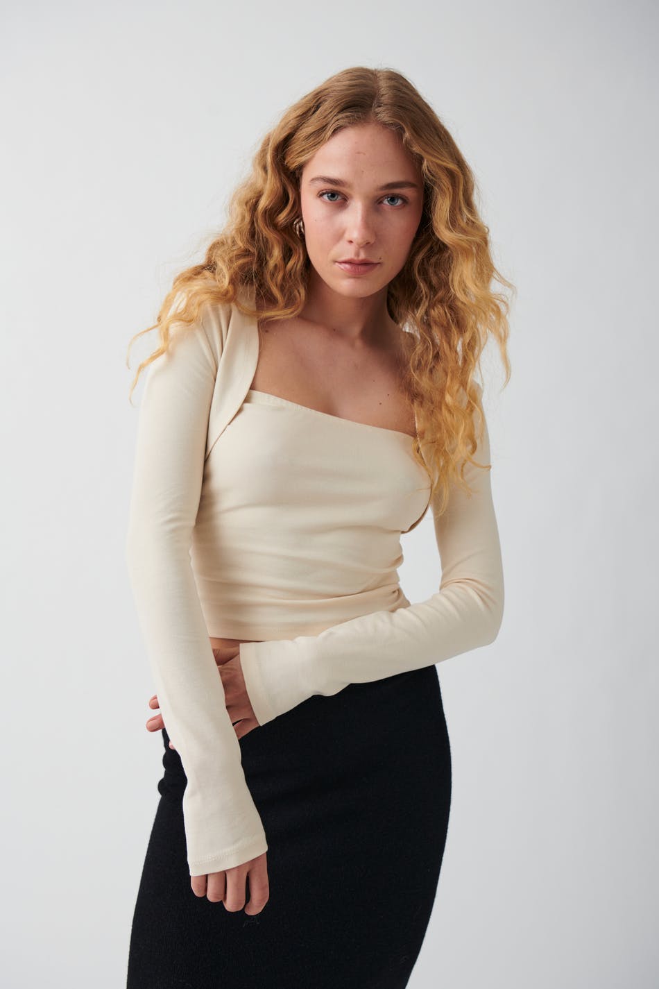 Bolero set - White swan