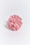 Big flower hair clip - Tawny port