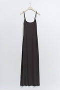 Maxi slip dress - Deep taupe