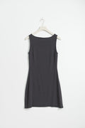 Soft touch boatneck dress - Stone