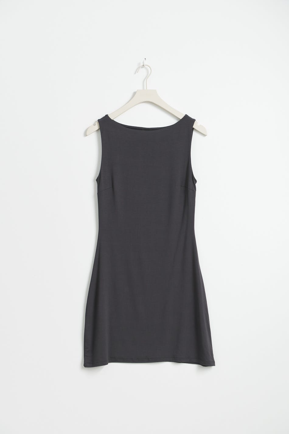 Soft touch boatneck dress - Stone