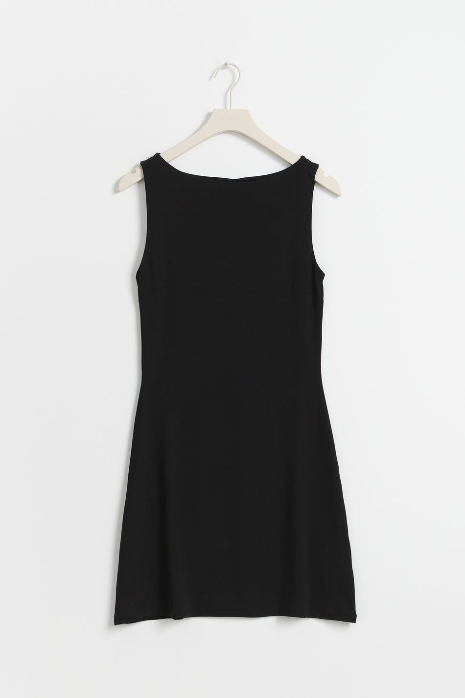 Soft touch boatneck dress - Noir