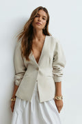 Sculpted blazer - Noir