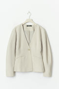 Sculpted blazer - Beige clair