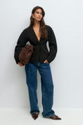 Sculpted blazer - Noir