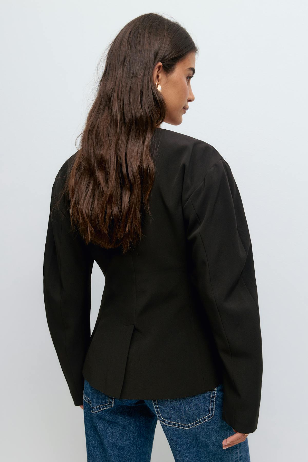 Sculpted blazer - Noir