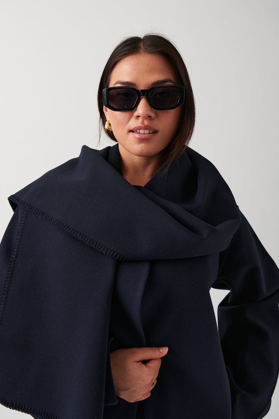 Blanket stitch scarf
