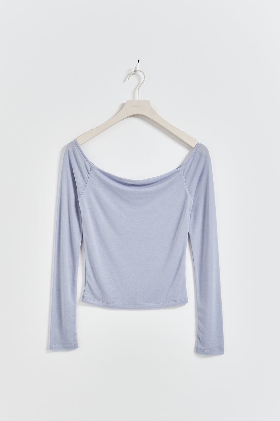 Tight off shoulder top - Zen blue