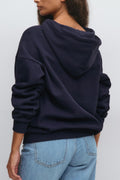 zip hoodie - Peacoat