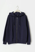 zip hoodie - Peacoat