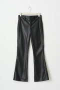 Pu bootcut trousers - Noir