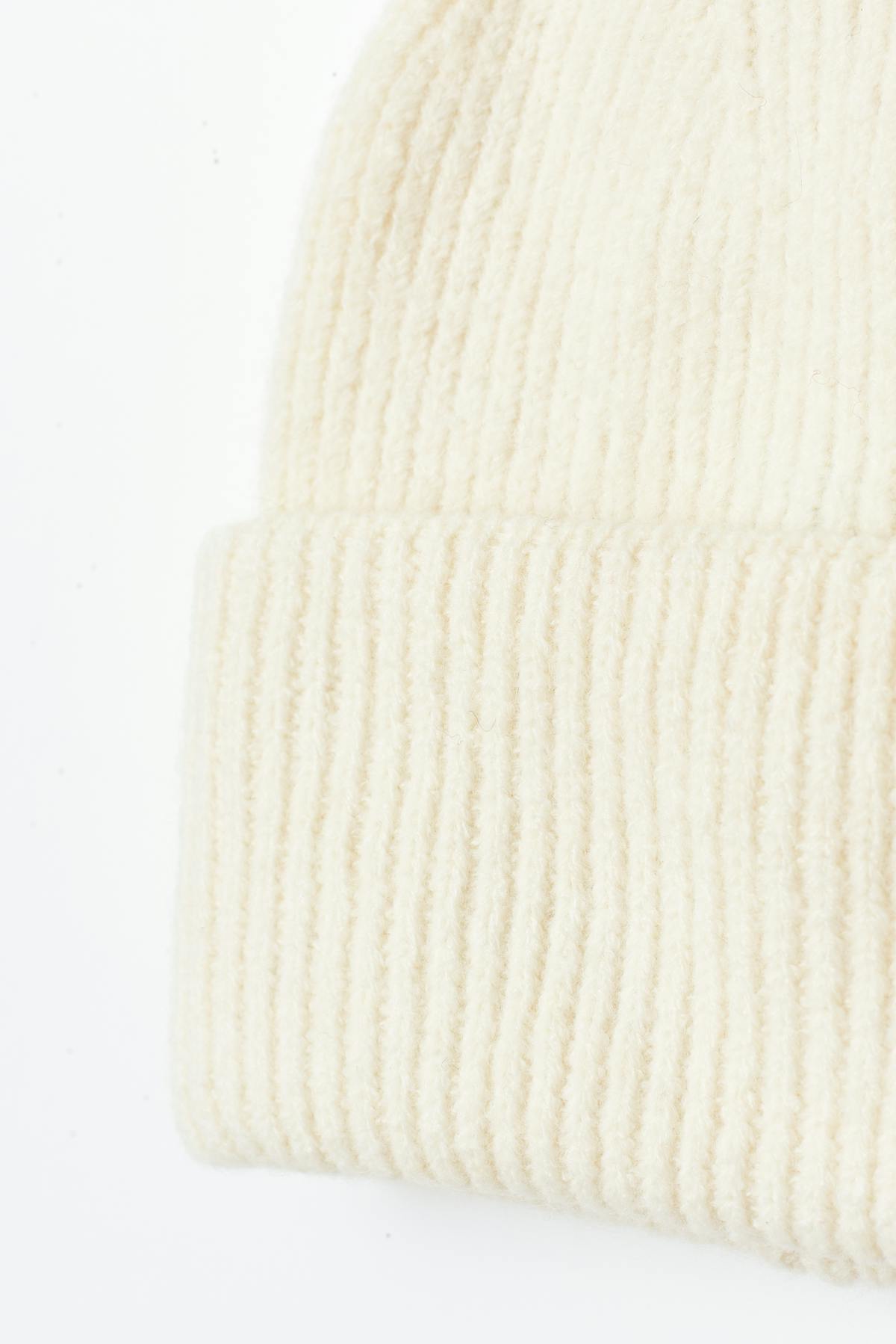 Rib beanie - Marron clair