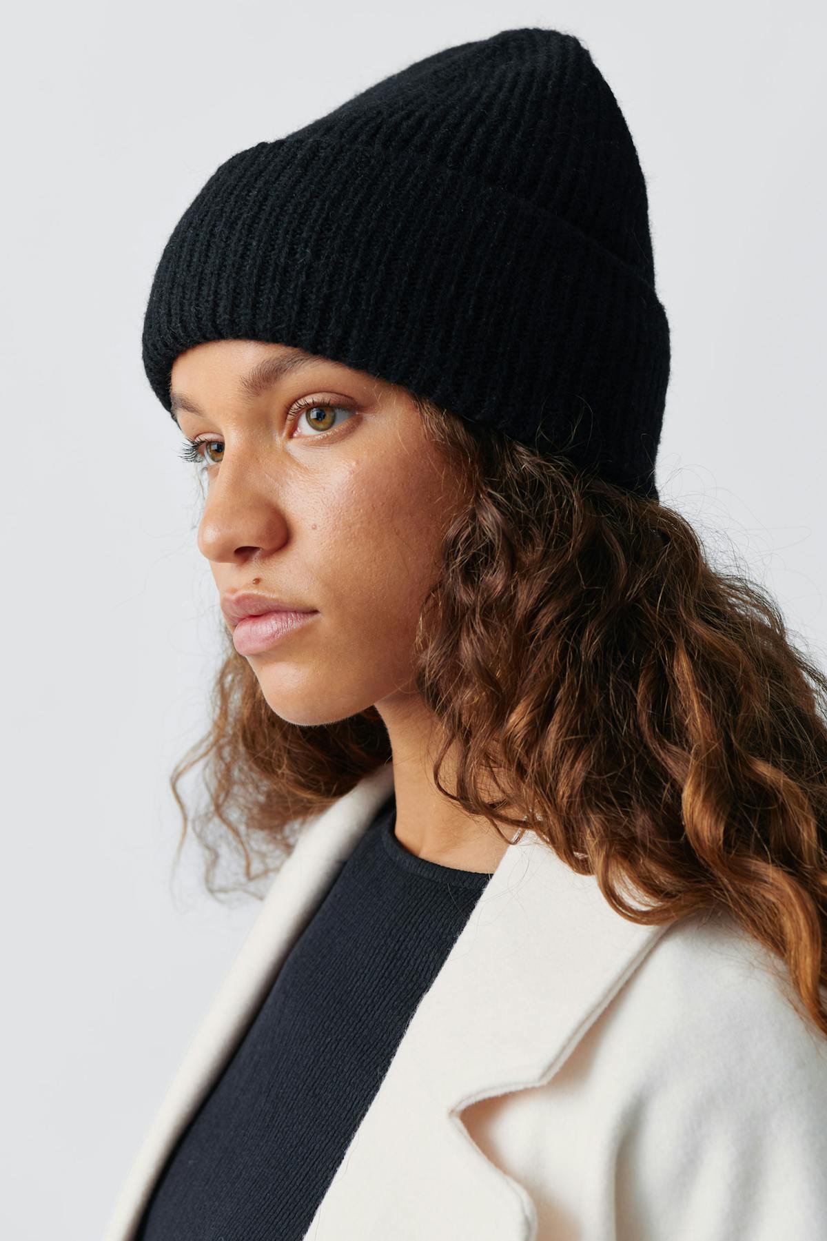 Rib beanie - Bleu marine