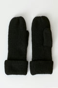 Rib mittens - Marron clair