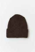 brushed beanie - Mid grey mel