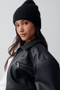 brushed beanie - Marron foncé