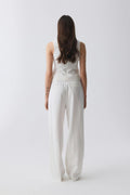 Tailored wide trousers - Noir
