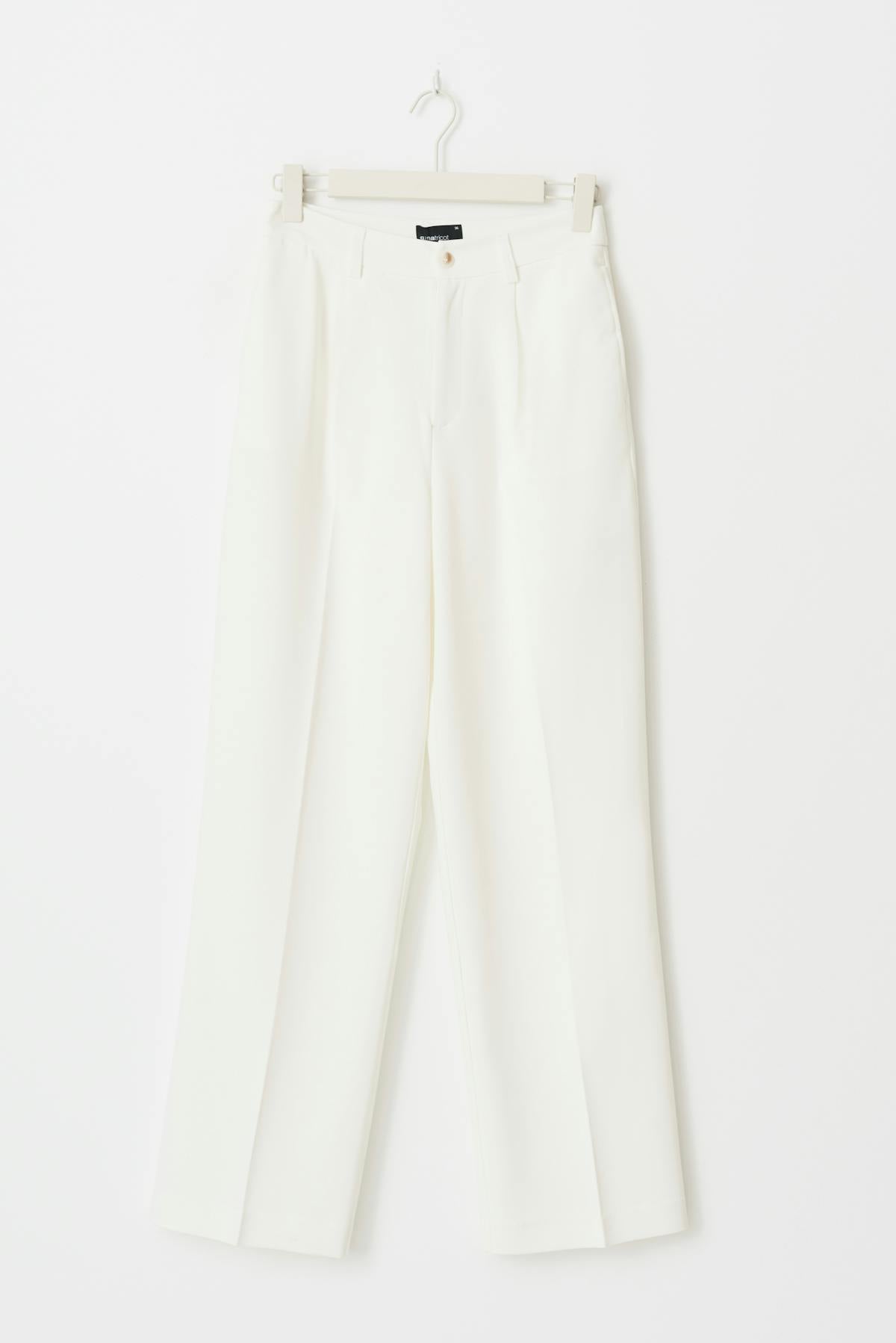 Tailored wide trousers - Noir