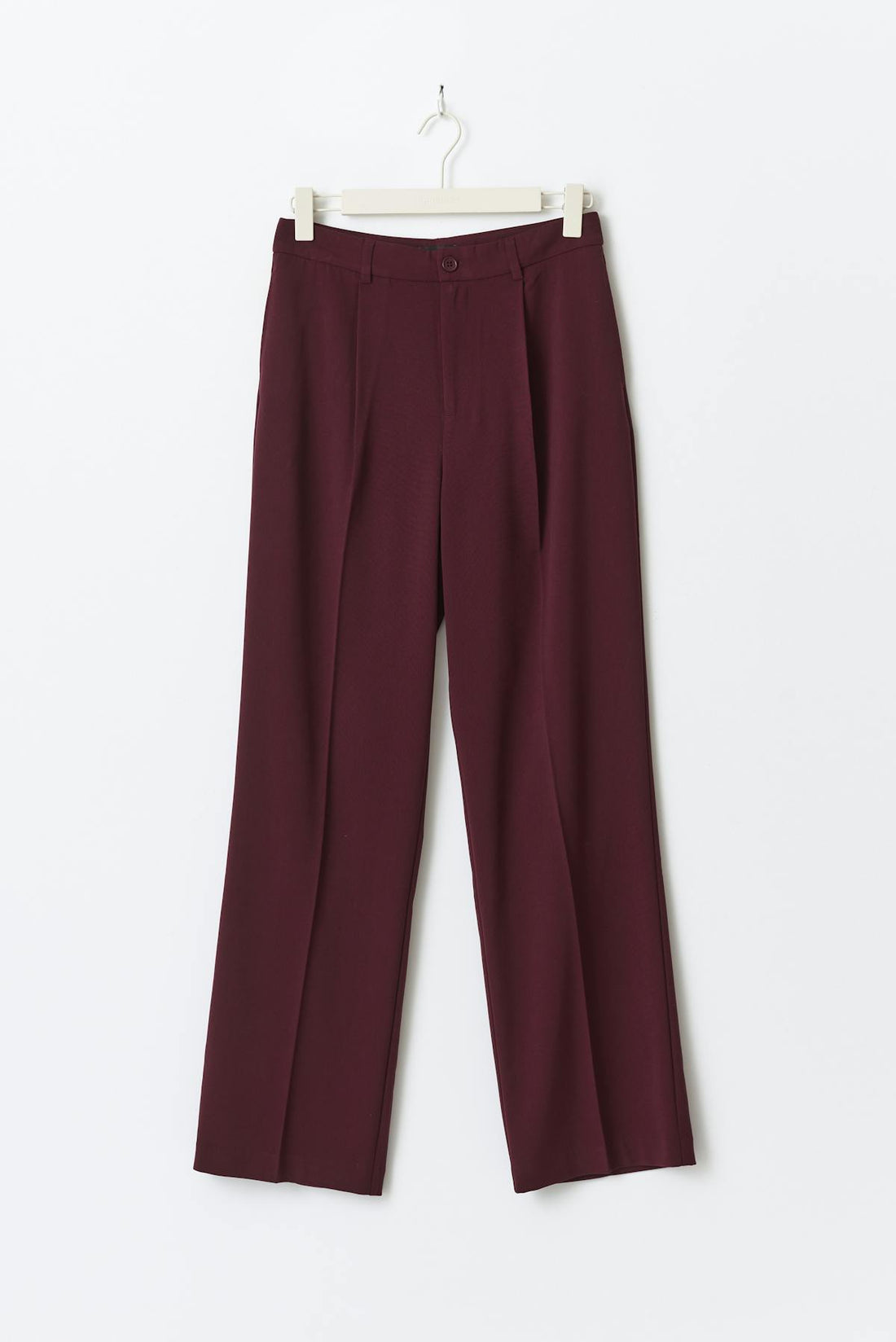 Tailored wide trousers - Bordeaux foncé