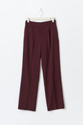 Tailored wide trousers - Bordeaux foncé