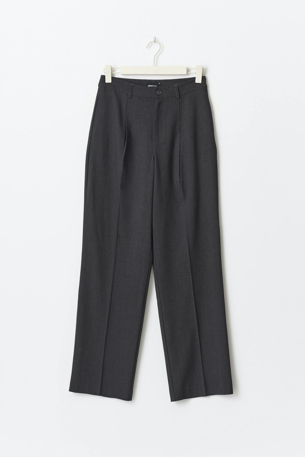 Tailored wide trousers - Noir