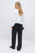 Tailored wide trousers - Bordeaux foncé