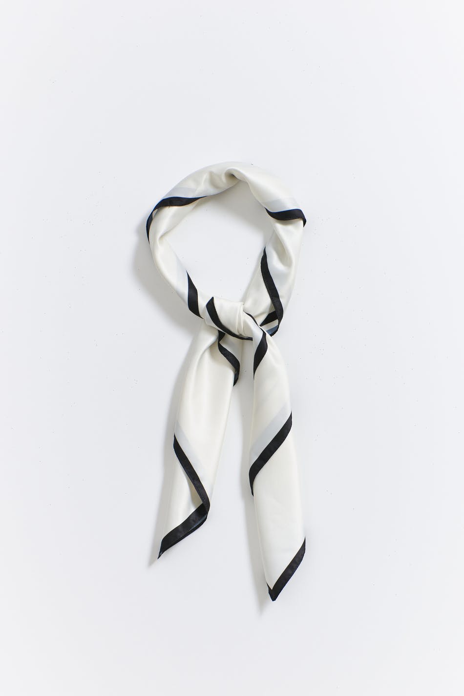 Big satin scarf