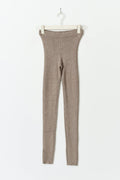 Knitted leggings - Marron