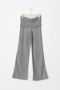 Knitted lounge trousers - Grey melange