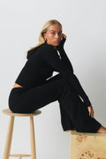 Knitted lounge trousers - Noir