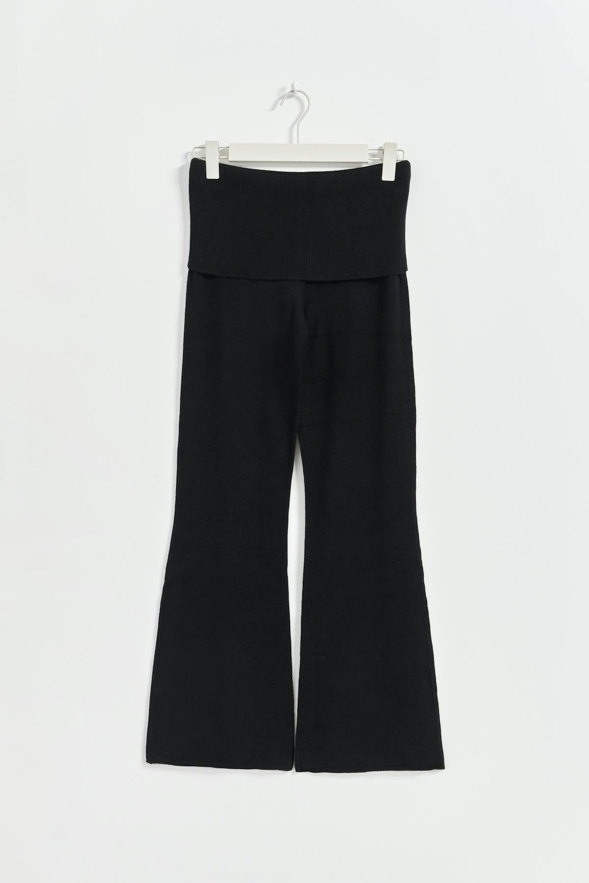 Knitted lounge trousers - Noir