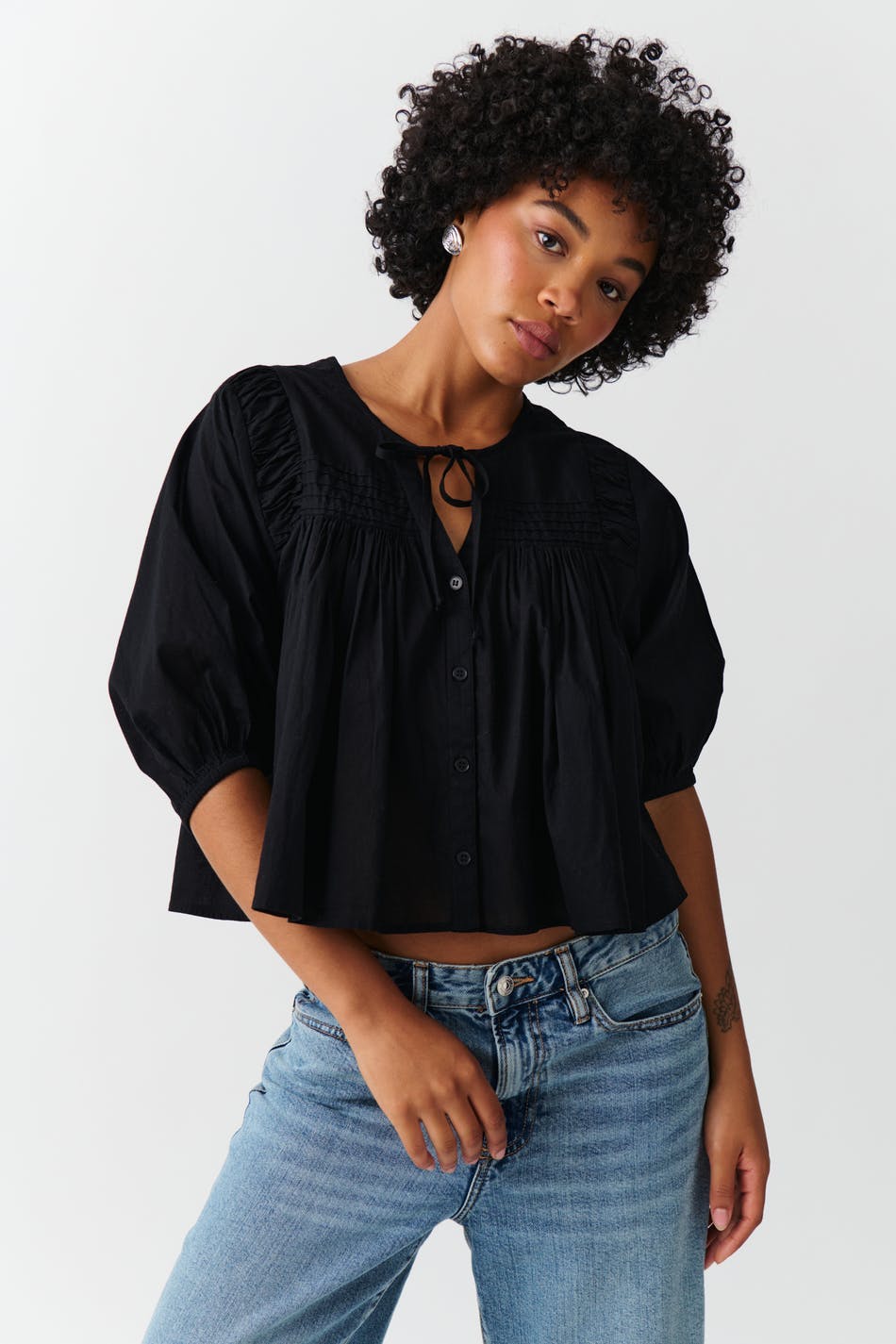 Boho blouse - Noir