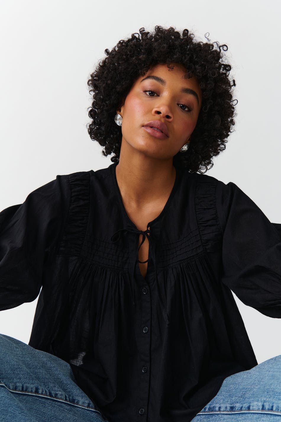 Boho blouse - Noir