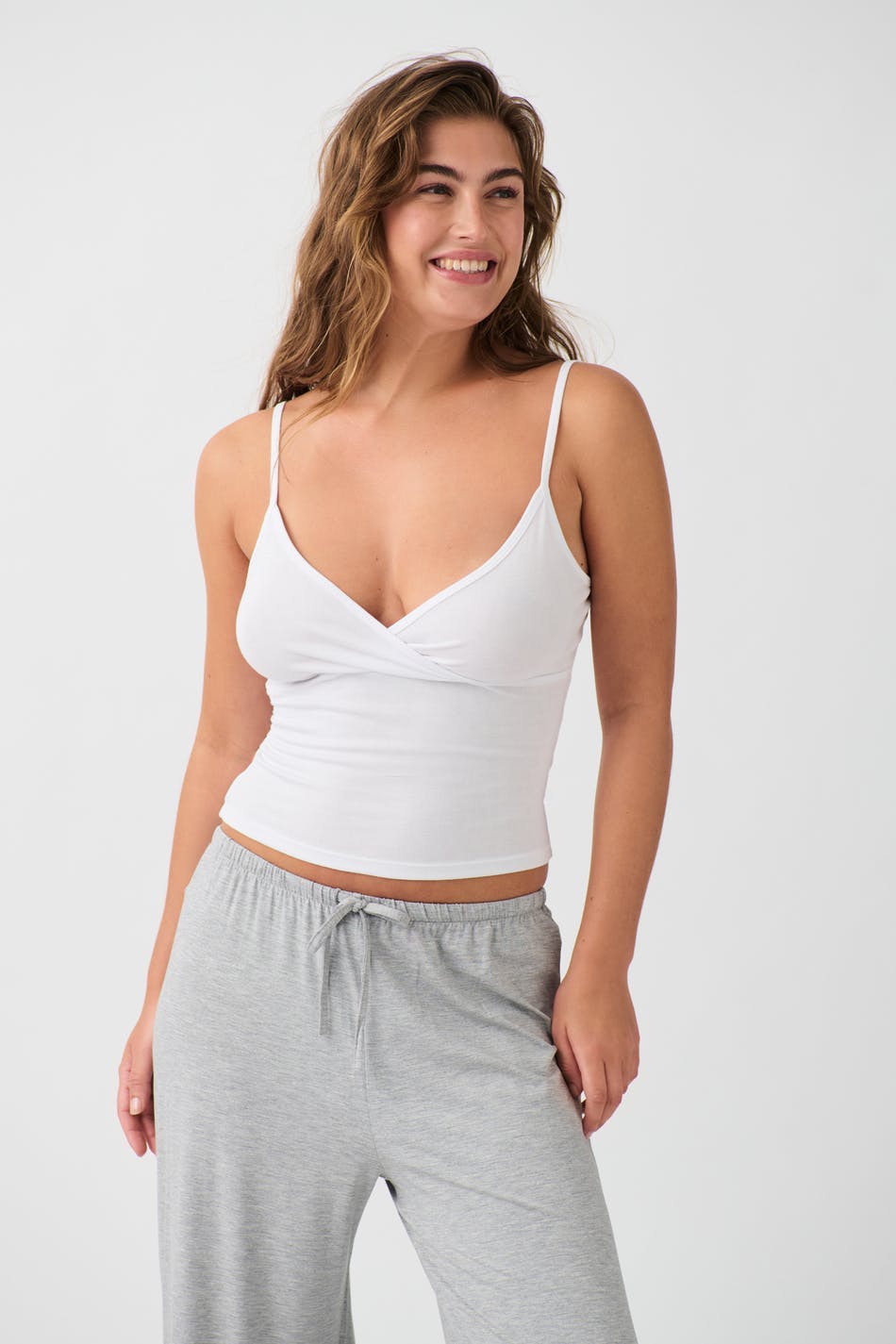 Soft homewear singlet - Blanc