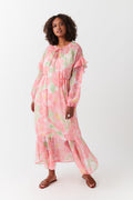 Chiffon dress - Dot aop