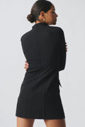 Tailored mini dress - Noir