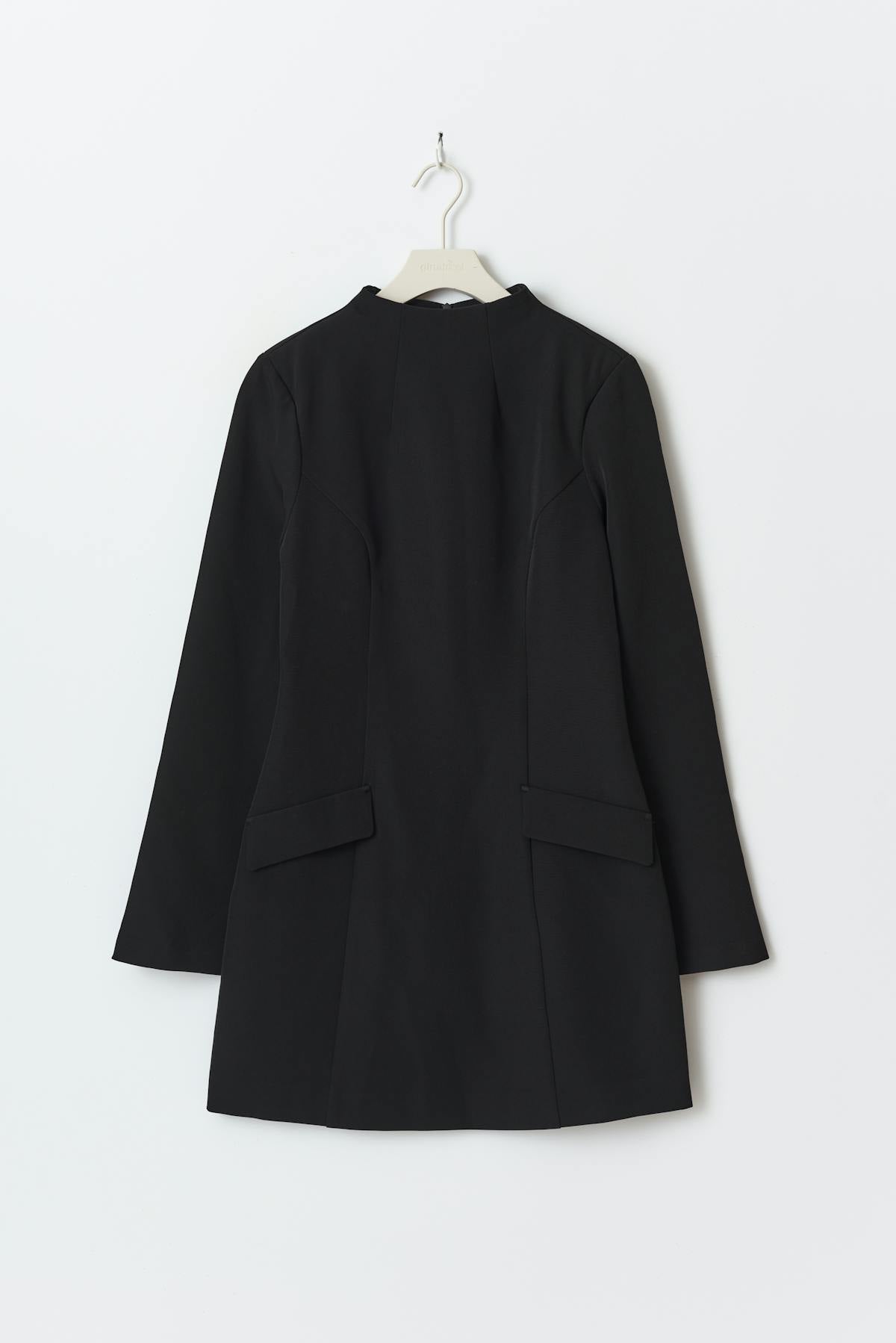 Tailored mini dress - Noir