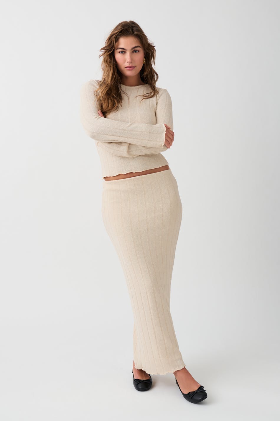 Rib skirt - Rainy day