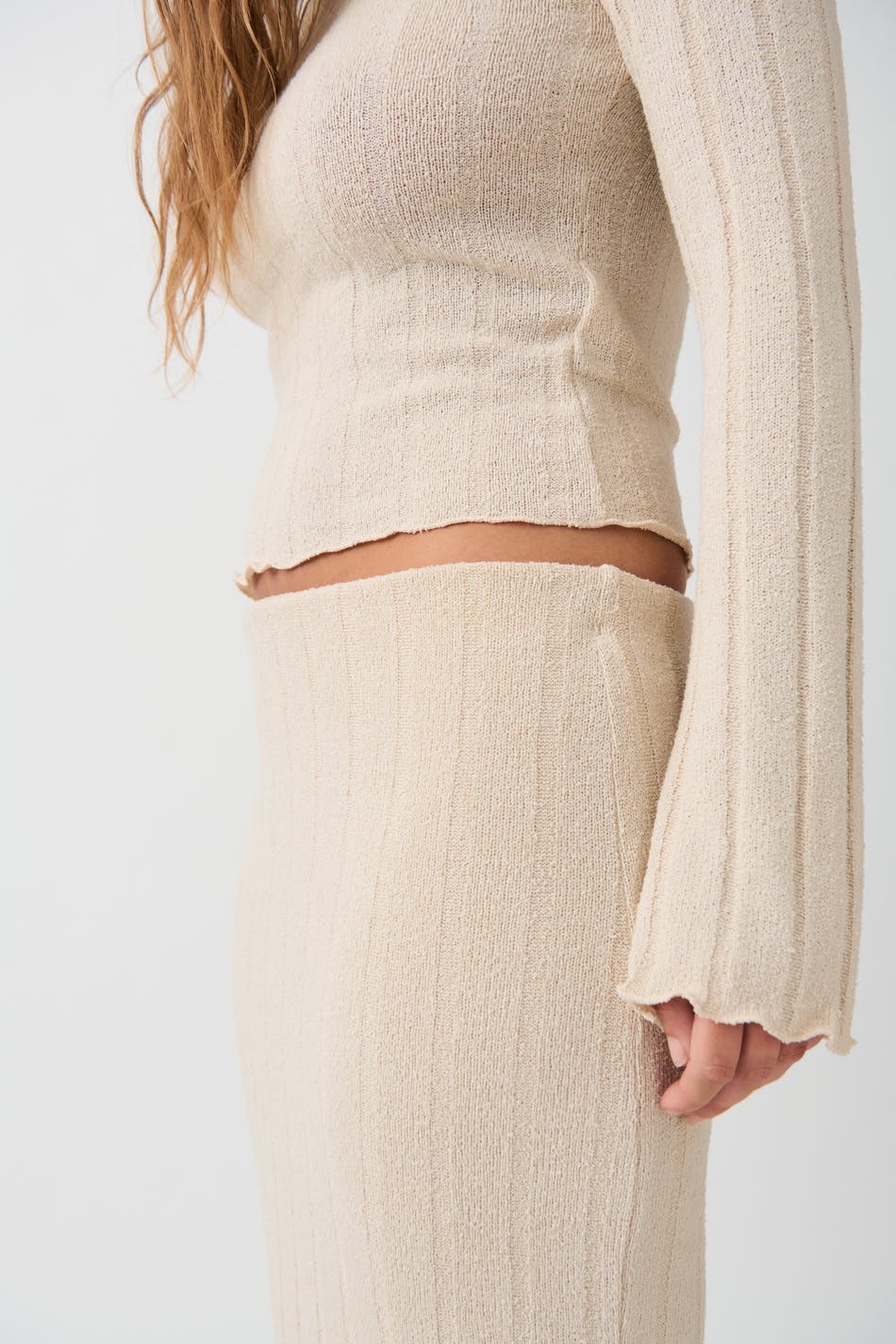 Rib skirt - Rainy day