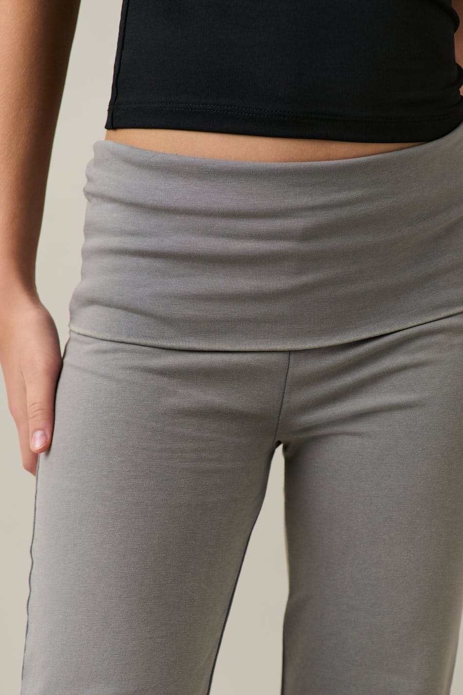 Y low waist yoga leggings - Blanc