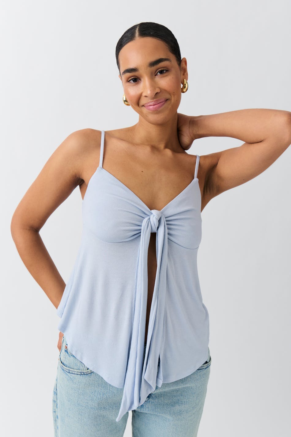 Tie singlet - Grey melange