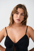 Tie singlet - Noir