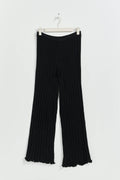 Knitted babylock trousers - Noir