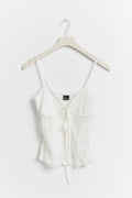 Tie singlet - Blanc cassé